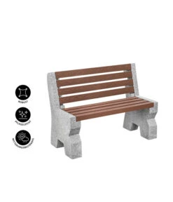 Dehner Granit-Gartenbank, 2-Sitzer, Ca. B114/H75/T52 Cm -Gartenleben Verkauf 6692065 WE IG 001 DehnerGranitGartenbank