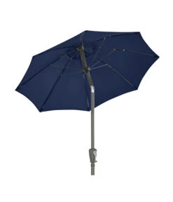 Dehner Sonnenschirm Vido, Rund, Ca. Ø150 Cm 12 Dehner Sonnenschirm Vido, Rund, Ca. Ø150 Cm -Gartenleben Verkauf 6702997 WE FS 003 SchirmVidoDunkelgrauNeu