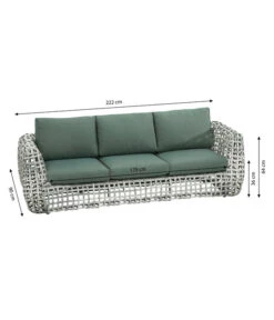 Dehner Flechtlounge Bali, 4-teilig -Gartenleben Verkauf 6705305 WE BG 001 LoungeBaliSofaFinal