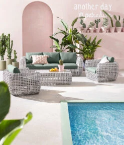 Dehner Flechtlounge Bali, 4-teilig -Gartenleben Verkauf 6705305 WE MO 001 LoungeBaliNEU