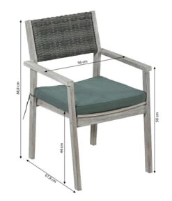 Dehner Stapelstuhl Stockholm -Gartenleben Verkauf 6713820 WE BG 001 StapelstuhlStockholm