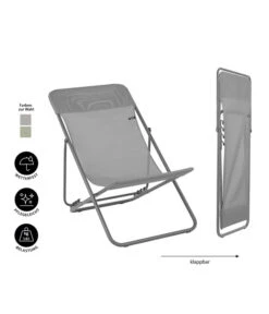 Lafuma Liegestuhl Maxi Transat, Batyline® -Gartenleben Verkauf 6745798 WE IG 001 MaxiTransat