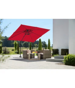 Schneider Ampelschirm Rhodos Junior, Quadratisch, Ca. B270/T270 Cm -Gartenleben Verkauf 6834030 WE MO 001 RhodosJunior270x270