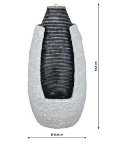 Dehner Zimmerbrunnen Nael Mit LED-Beleuchtung, Ca. H48 Cm -Gartenleben Verkauf 6865232 WE BG 001 ZimmerbrunnenNael