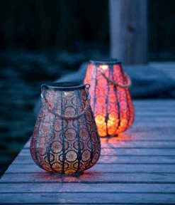 Dehner Solar-Laterne Scala, Ca. Ø20/H25 Cm -Gartenleben Verkauf 6869416 WE MO 003 SolarMetalllaterneScala