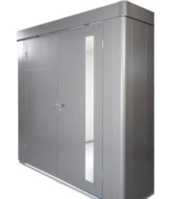 Biohort Gerätehaus Neo 3C, Quarzgrau/dunkelgrau -Gartenleben Verkauf 6885255 WE DE 005 BiohortGeraetehausNeo