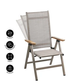 Dehner Klappsessel Cleveland, Hellbraun -Gartenleben Verkauf 6894109 WE IG 001 KlappsesselClevelandHBNEU