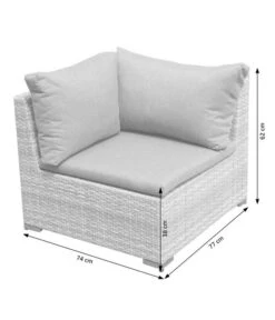 Dehner Balkonset Como, 4-teilig -Gartenleben Verkauf 6894166 WE DE 003 BalkonSetComoSkizze