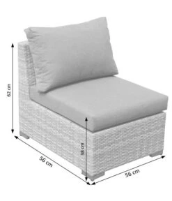 Dehner Balkonset Como, 4-teilig -Gartenleben Verkauf 6894166 WE DE 004 BalkonSetComoSkizze