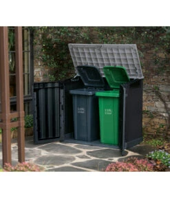 Keter Aufbewahrungsbox Store It Midi, Schwarz, 880 Liter, Ca. B132/H113,5/T71,5 Cm -Gartenleben Verkauf 6894893 WE MO 003 KeterMuelltonnenbox