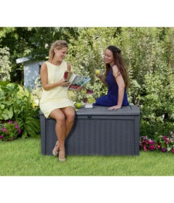 Keter Aufbewahrungsbox Borneo, 416 Liter, Ca. B130/H63/T70 Cm -Gartenleben Verkauf 6894935 WE MO 003 KeterAufbewahrungsbox