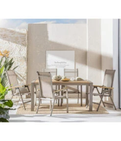 Dehner Klappsessel Cleveland, Hellbraun -Gartenleben Verkauf 6895387 WE MO 001 GruppeClevelandWoodNEU