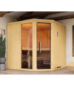 Weka Ecksauna Varberg Mit Glastür Und Fenster Inkl. Ofen, Ca. B194/H199/T194 Cm 13 Weka Ecksauna Varberg Mit Glastür Und Fenster Inkl. Ofen, Ca. B194/H199/T194 Cm -Gartenleben Verkauf 6914931 WE MO 001 WekaEcksaunaVarbergmitGlastuerundFenster