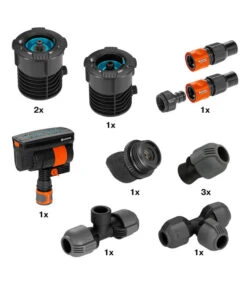 GARDENA Sprinklersystem Start-Set Pipeline Mit Viereckregner -Gartenleben Verkauf 6916258 WE DE 002 GardenaSprinklersystemStart SetPipelinemitViereckregner