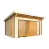 Wolff Finnhaus Gartenhaus Trondheim 44-G XL, Inkl. Schiebetür Links, Ca. B570/H259/T620 Cm -Gartenleben Verkauf 6930291 WE FS 001 FinnhausBBHTrondheim44G