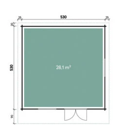 Wolff Finnhaus Gartenhaus Nordkap 70-G -Gartenleben Verkauf 6930747 WE DE 001 FinnhausBBHNordkap70G