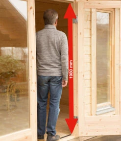 Wolff Finnhaus Gartenhaus Trondheim 70-G XL, Inkl. Schiebetür Rechts, Ca. B570/H256/T620 Cm -Gartenleben Verkauf 6931331 WE DE 004 FinnhausBBHTrondheim