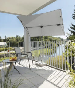 Schneider Sonnenschirm Novara, Rechteckig, Ca. B190/T140 Cm -Gartenleben Verkauf 6953541 WE MO 001 SchneiderSonnenschirmNovarasilbergrau