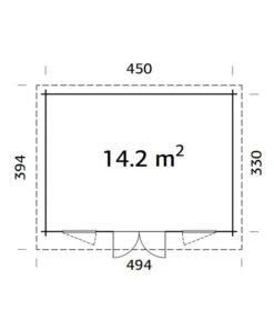 Palmako Gartenhaus Lisa -Gartenleben Verkauf 6976575 WE BG 001 PalmakoGartenhausLisa