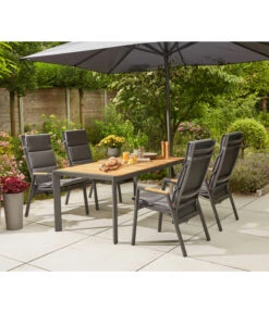 Siena Garden Sonnenschirm Gastro, Quadratisch, Ca. B300/T300 Cm -Gartenleben Verkauf 6988422 WE MO 002 SienaGardenGastoSchirm300x300anthrazit