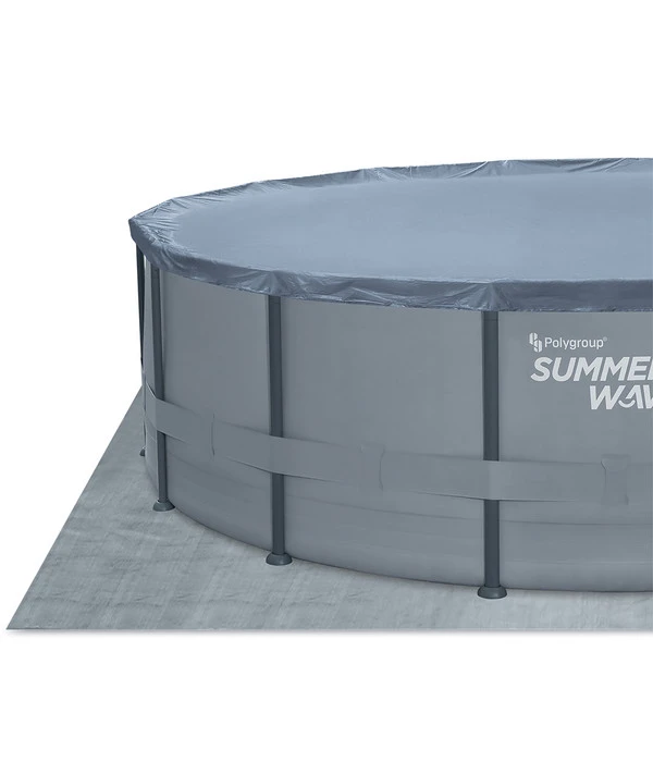 Summer Waves Frame Pool, Anthrazit, Rund 6 Summer Waves Frame Pool, Anthrazit, Rund – Bild 4